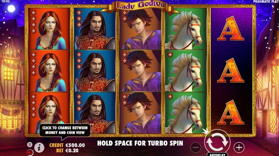 Lady Godiva Slot Game Free Play at Casino Ireland 01