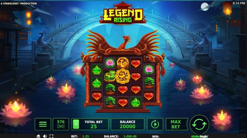 Legend Rising  Slot Game Free Play at Casino Ireland 01