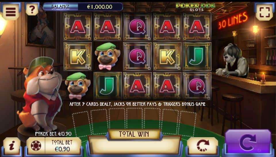 Poker Dogs Slot Game Free Play at Casino Ireland 01