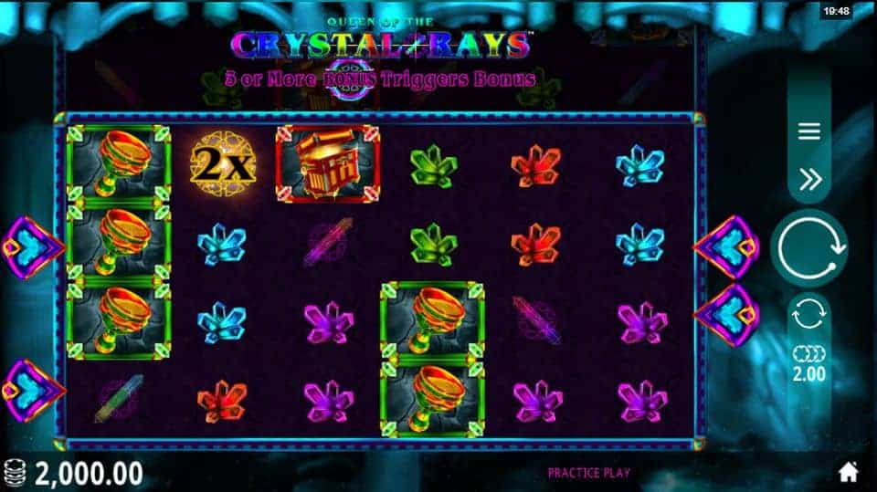 Queen of the Crystal Rays Slot Game Free Play at Casino Ireland 01