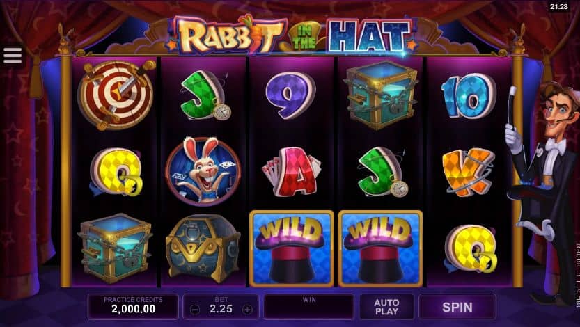 Rabbit in the Hat Slot Game Free Play at Casino Ireland 01