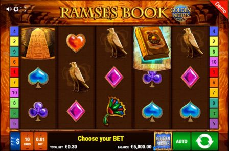 Ramses Book GNB Slot Game Free Play at Casino Ireland 01