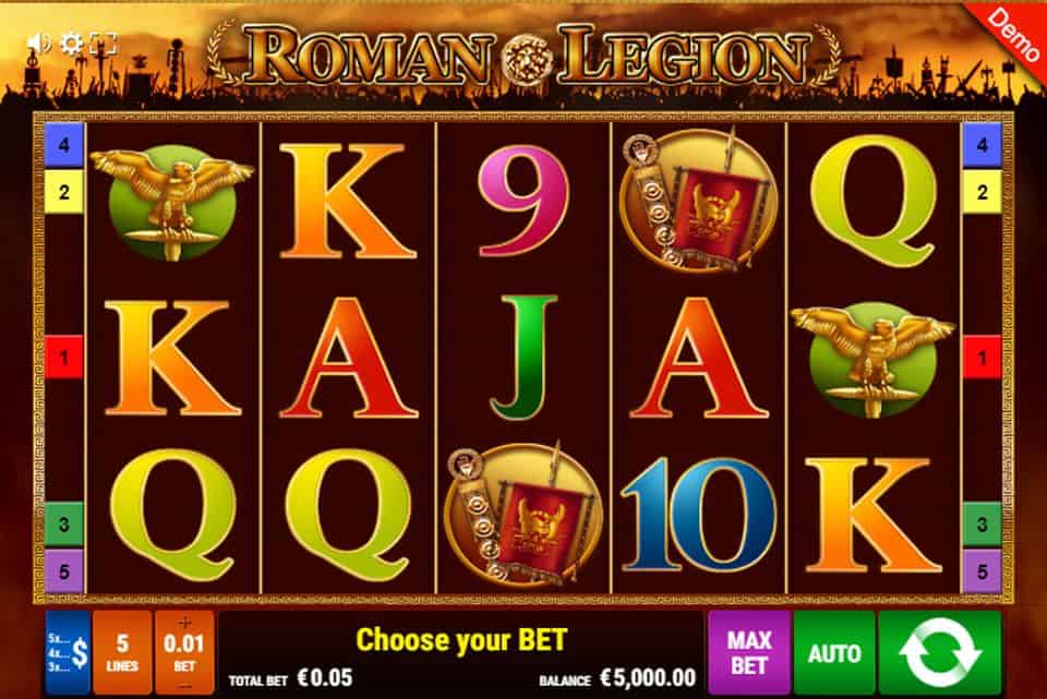 Roman Legion Slot Game Free Play at Casino Ireland 01