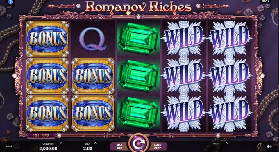 Romanov Riches Slot Game Free Play at Casino Ireland 01