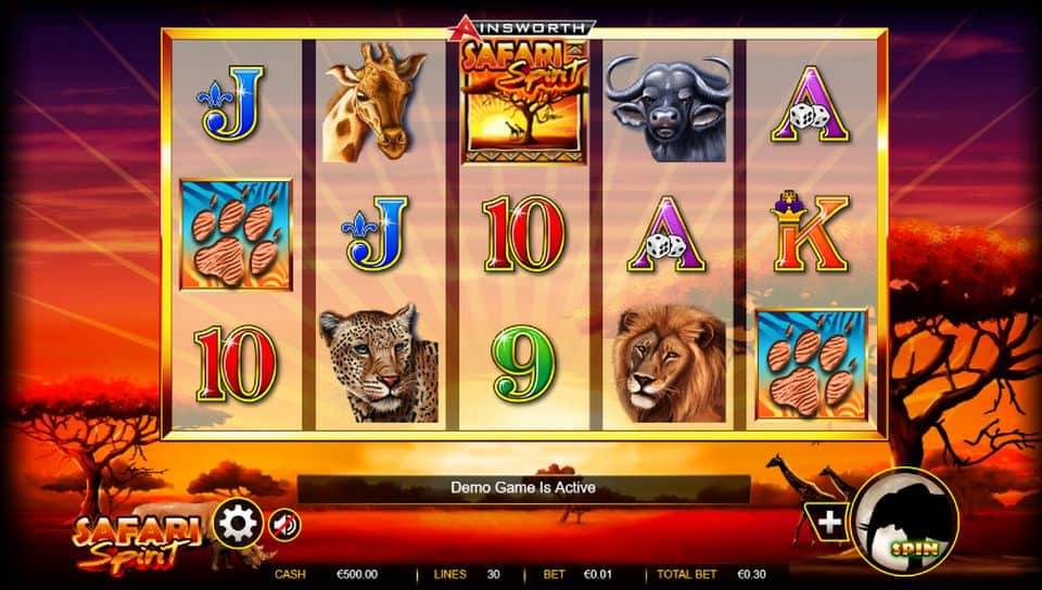 Safari Spirit Slot Game Free Play at Casino Ireland 01