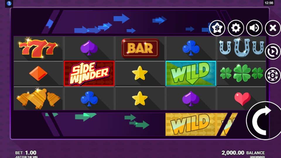 Side Winder Slot Game Free Play at Casino Ireland 01