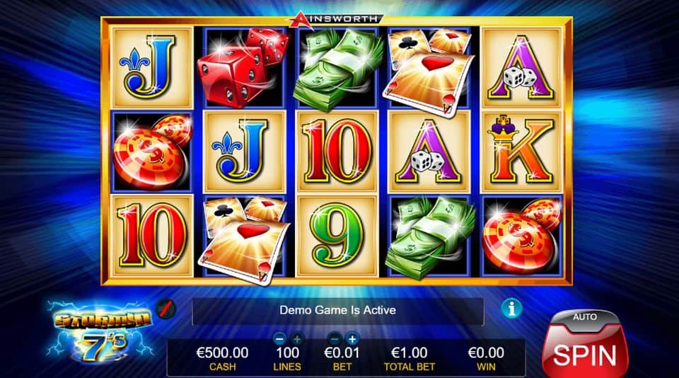 Stormin 7s Slot Game Free Play at Casino Ireland 01