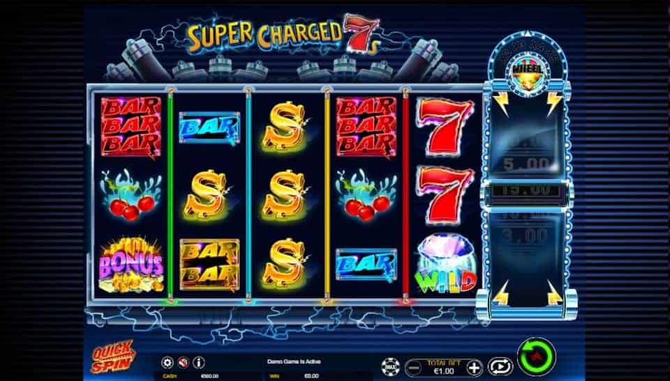 Super Charged 7s Quickspin Slot Game Free Play at Casino Ireland 01