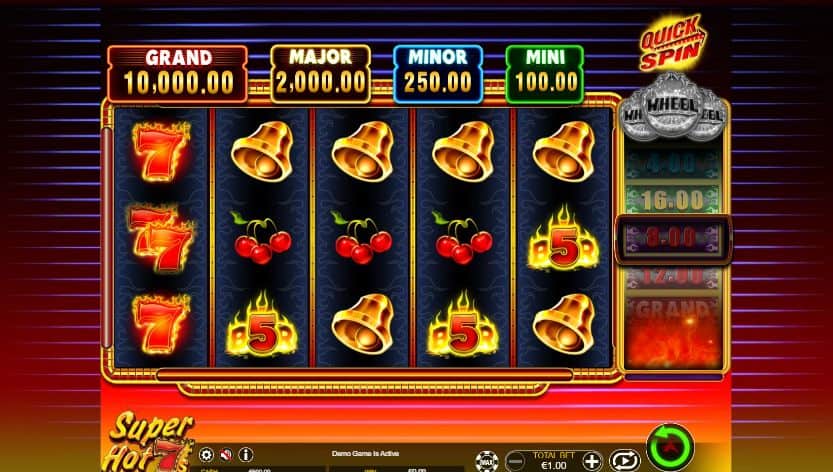 Super Hot 7s Slot Game Free Play at Casino Ireland 01