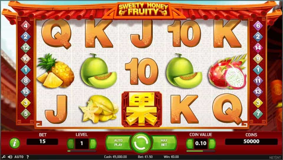 Sweety Honey Fruity Slot Game Free Play at Casino Ireland 01