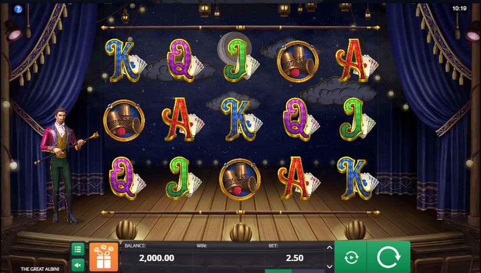 The Great Albini Slot Game Free Play at Casino Ireland 01