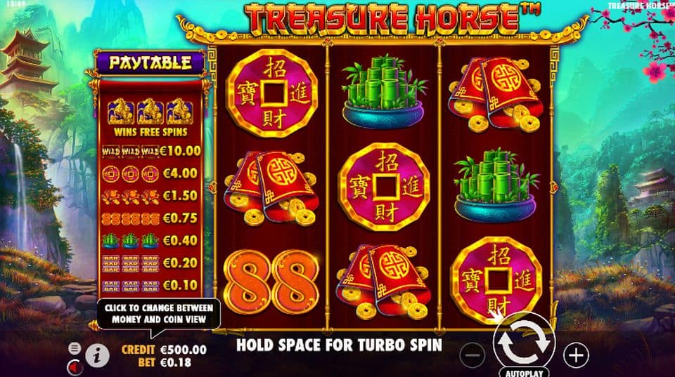 Treasure Horse Slot Game Free Play at Casino Ireland 01