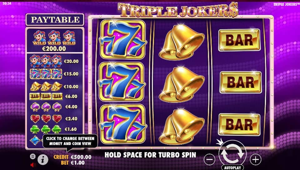 Triple Jokers Slot Game Free Play at Casino Ireland 01
