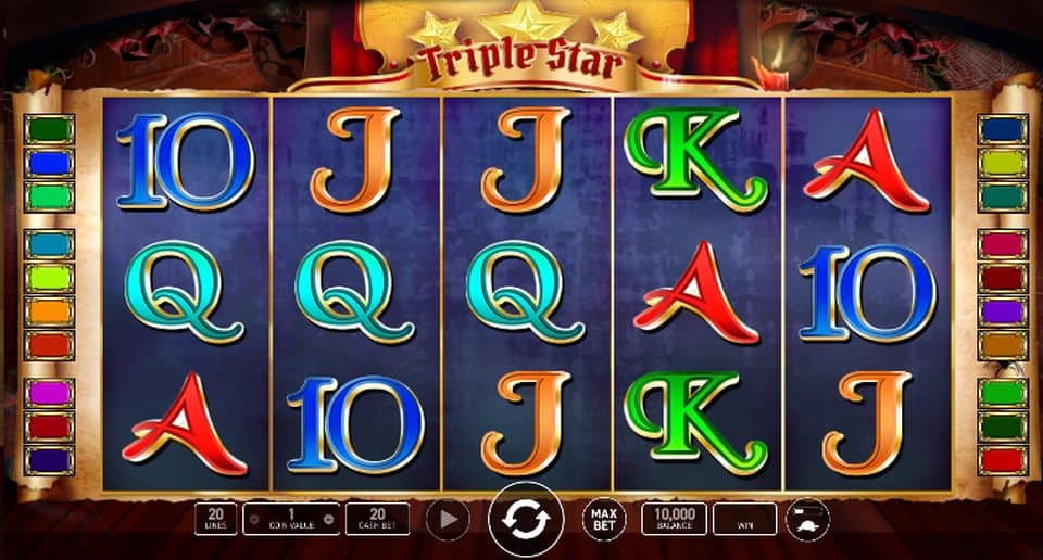 Triple Star Slot Game Free Play at Casino Ireland 01