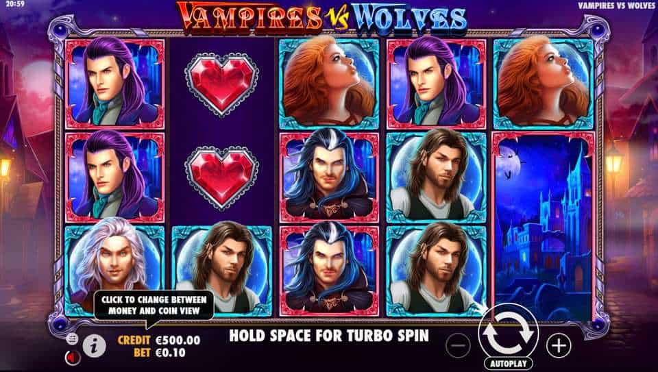 Vampires vs Wolves Slot Game Free Play at Casino Ireland 01
