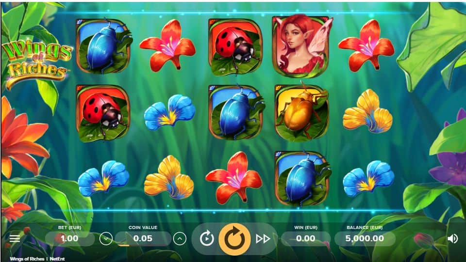 Wings of Riches Slot Game Free Play at Casino Ireland 01