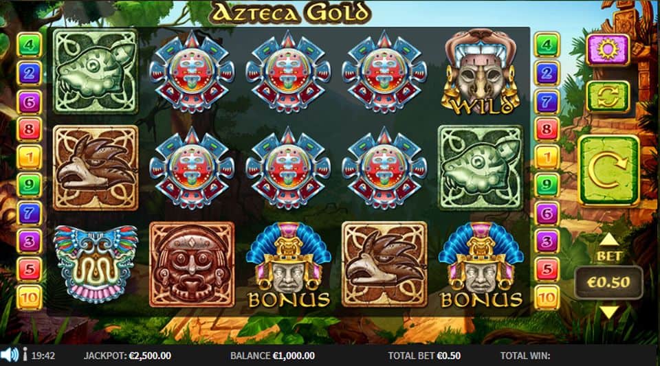 Azteca Gold Slot Game Free Play at Casino Ireland 01