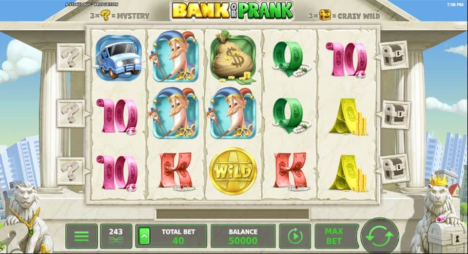 Bank or Prank Slot Game Free Play at Casino Ireland 01