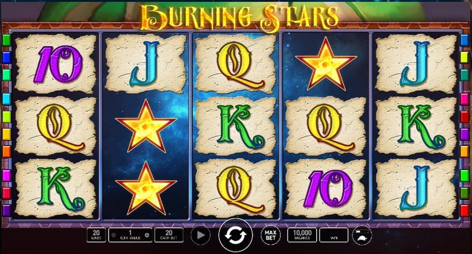 Burning Stars Slot Game Free Play at Casino Ireland 01