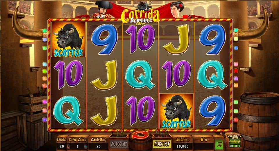 Corrida Romance Deluxe Slot Game Free Play at Casino Ireland 01