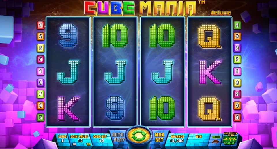Cube Mania Deluxe Slot Game Free Play at Casino Ireland 01