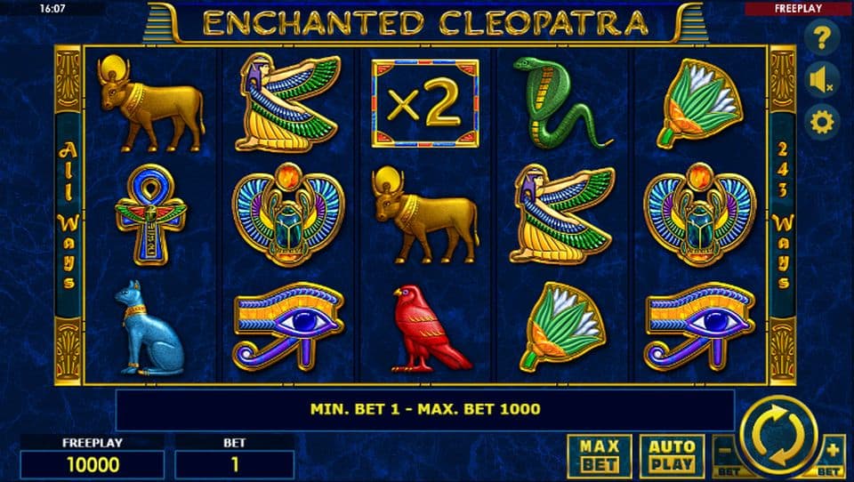 Enchanted Cleopatra Slot Game Free Play at Casino Ireland 01