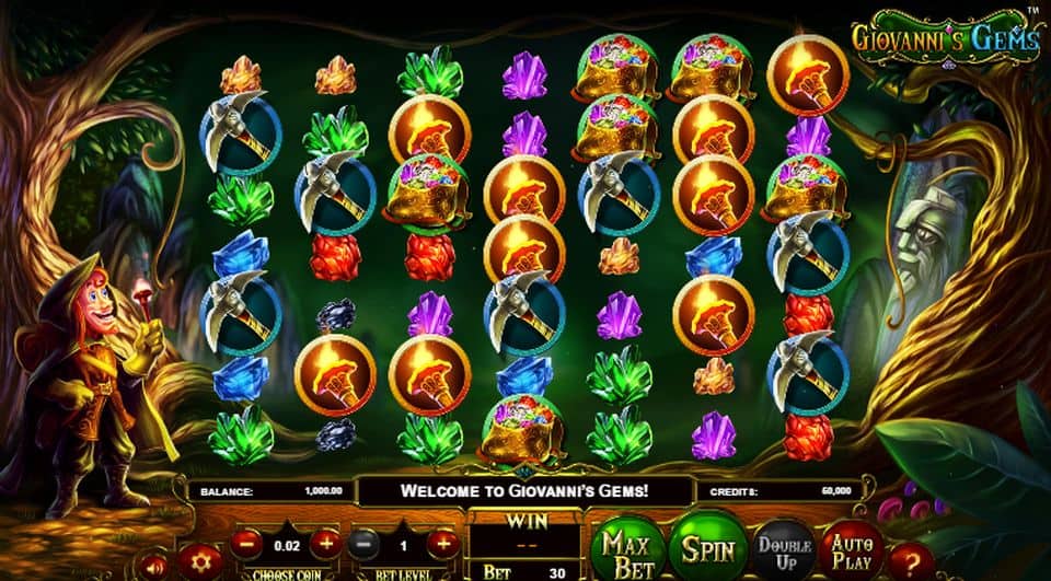 Giovannis Gems Slot Game Free Play at Casino Ireland 01