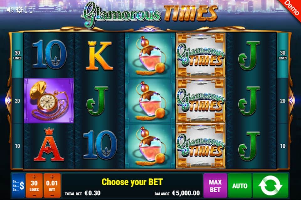 Glamorous Times Slot Game Free Play at Casino Ireland 01