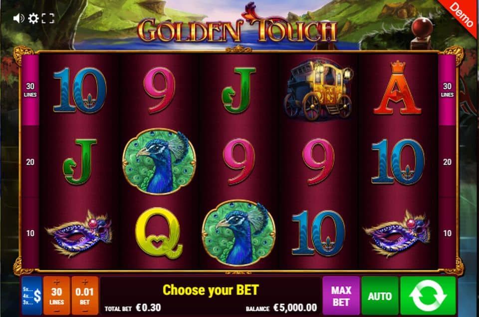 Golden Touch Slot Game Free Play at Casino Ireland 01