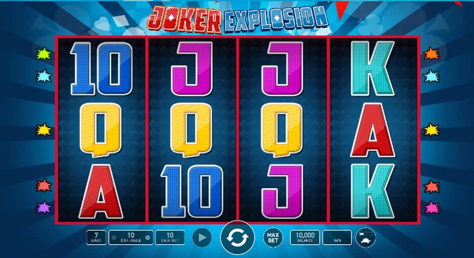 Joker Explosion Slot Game Free Play at Casino Ireland 01