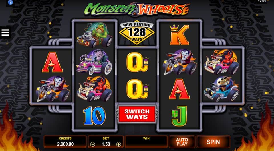 Monster Wheels Slot Game Free Play at Casino Ireland 01