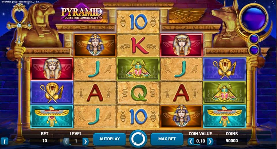 Pyramid Quest for Immortality Slot Game Free Play at Casino Ireland 01