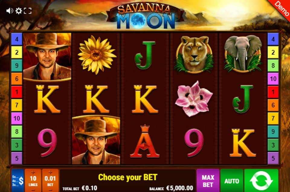 Savanna Moon Slot Game Free Play at Casino Ireland 01