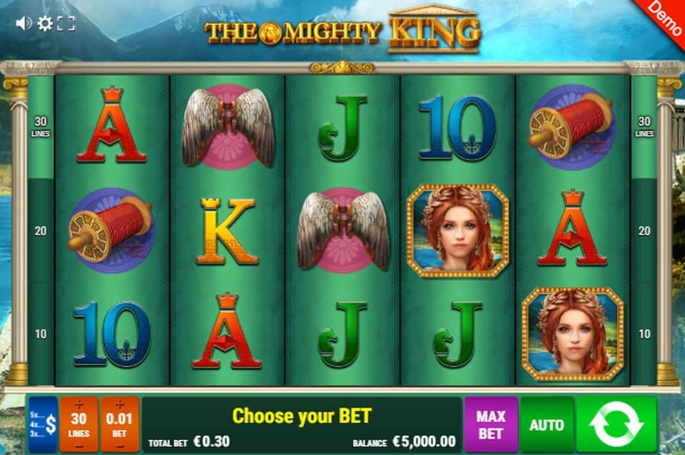 The Mighty King Slot Game Free Play at Casino Ireland 01