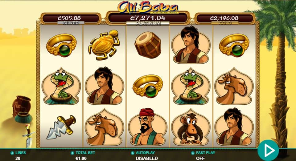 Alibaba Jackpot Slot Game Free Play at Casino Ireland 01