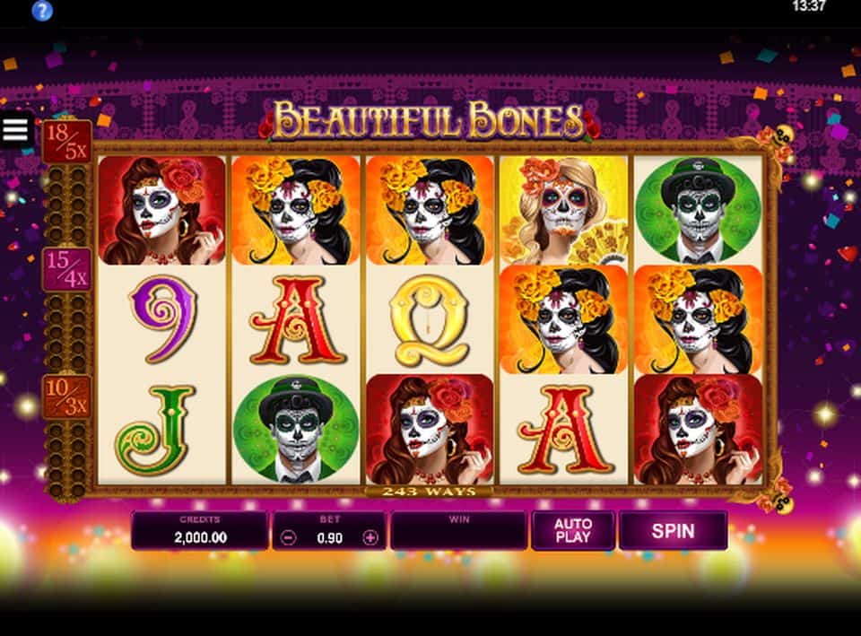 Beautiful Bones Slot Game Free Play at Casino Ireland 01