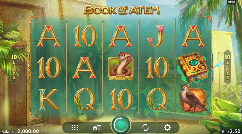 Book of Atem Slot Game Free Play at Casino Ireland 01