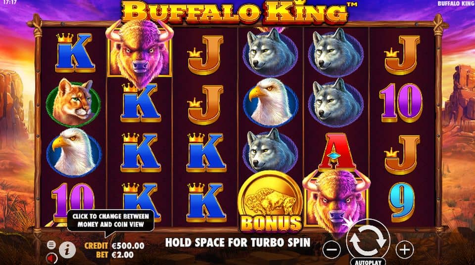 Buffalo King Slot Game Free Play at Casino Ireland 01