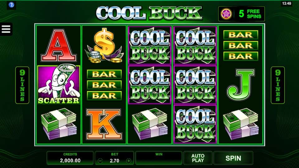 Cool Buck Slot Game Free Play at Casino Ireland 01