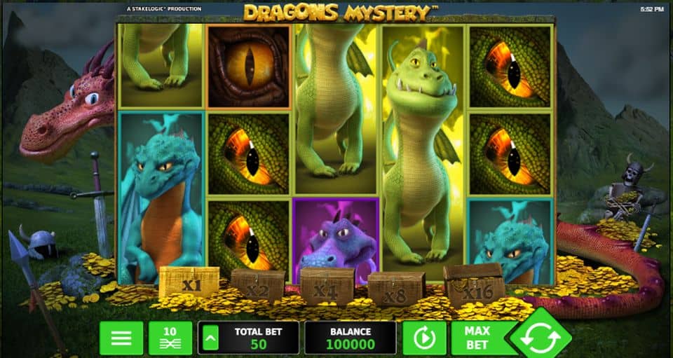 Dragons Mystery Slot Game Free Play at Casino Ireland 01