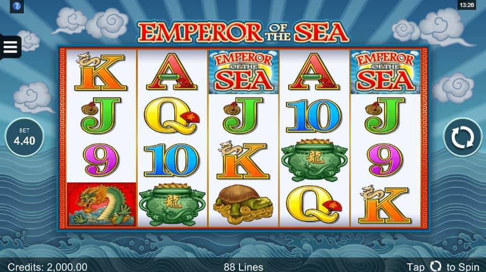 Emperor of the Sea Slot Game Free Play at Casino Ireland 01