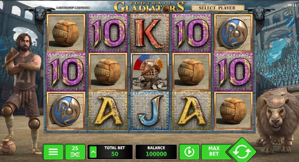 Football Gladiators Slot Game Free Play at Casino Ireland 01