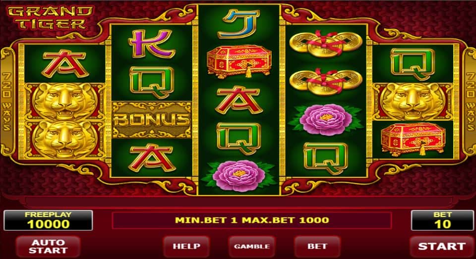 Grand Tiger Slot Game Free Play at Casino Ireland 01