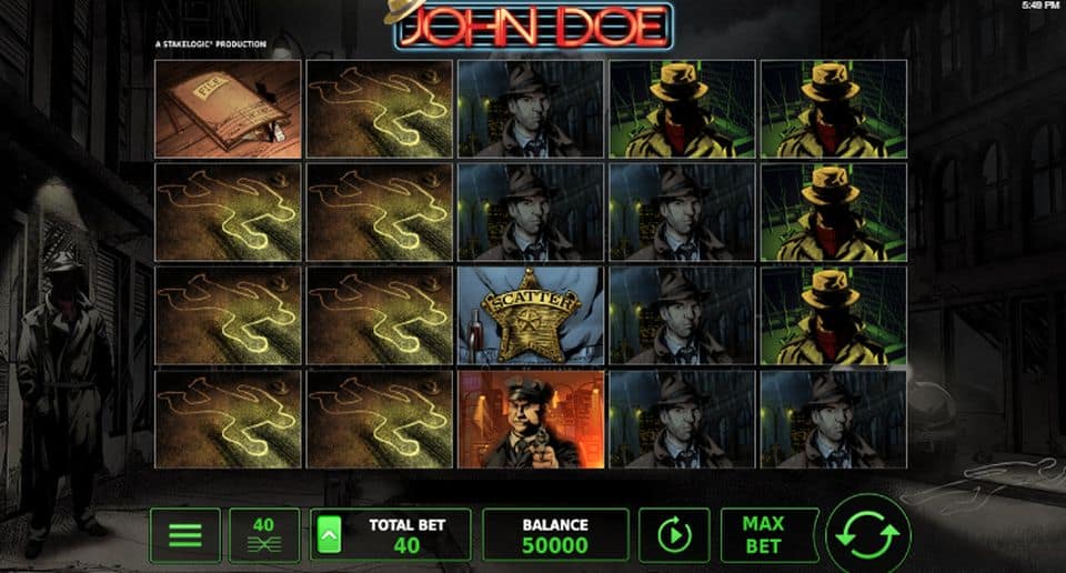 John Doe Slot Game Free Play at Casino Ireland 01