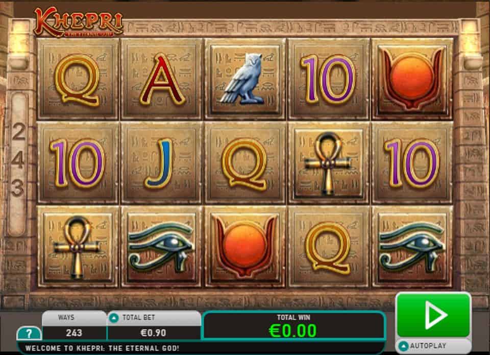 Khepri The Eternal God Slot Game Free Play at Casino Ireland 01