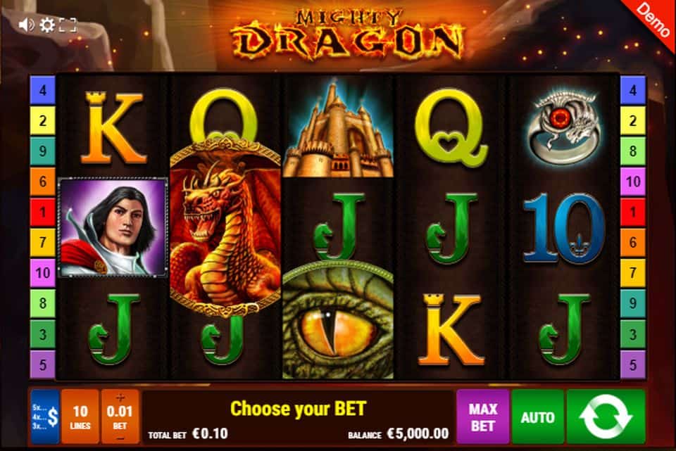 Mighty Dragon Slot Game Free Play at Casino Ireland 01
