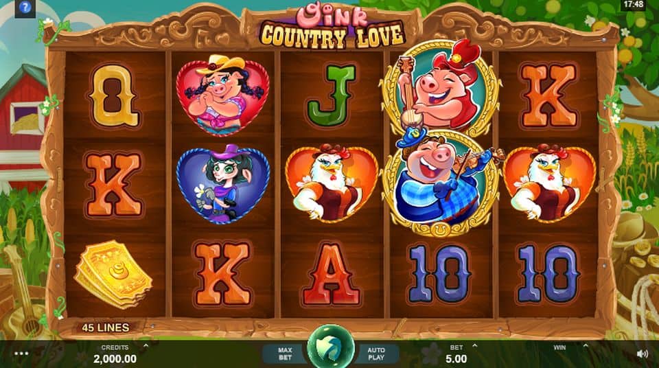 Oink Country Love Slot Game Free Play at Casino Ireland 01