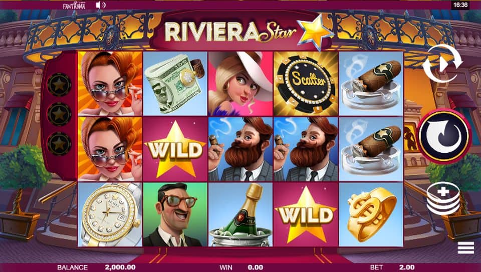 Riviera Star Slot Game Free Play at Casino Ireland 01