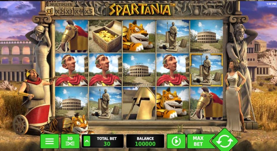 Spartania Slot Game Free Play at Casino Ireland 01