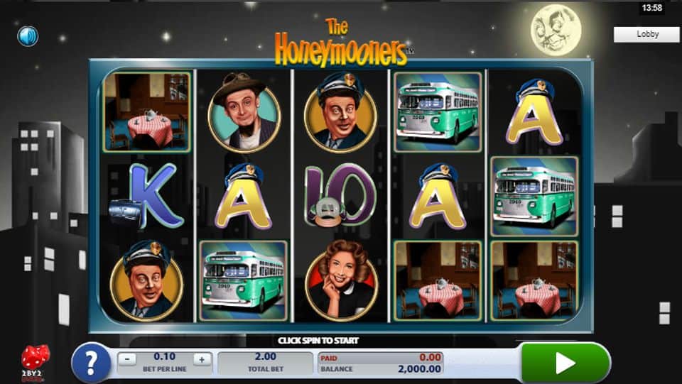 The Honeymooners Slot Game Free Play at Casino Ireland 01